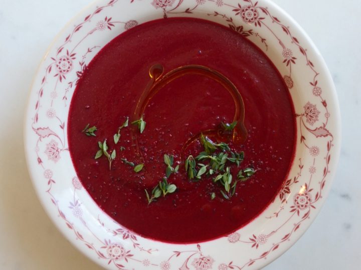 valentine’s day beet soup