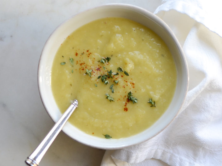 simple potato leek soup